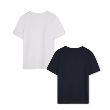 BOSS Set de 2 playeras para niño y adolescente SS25 azul marino